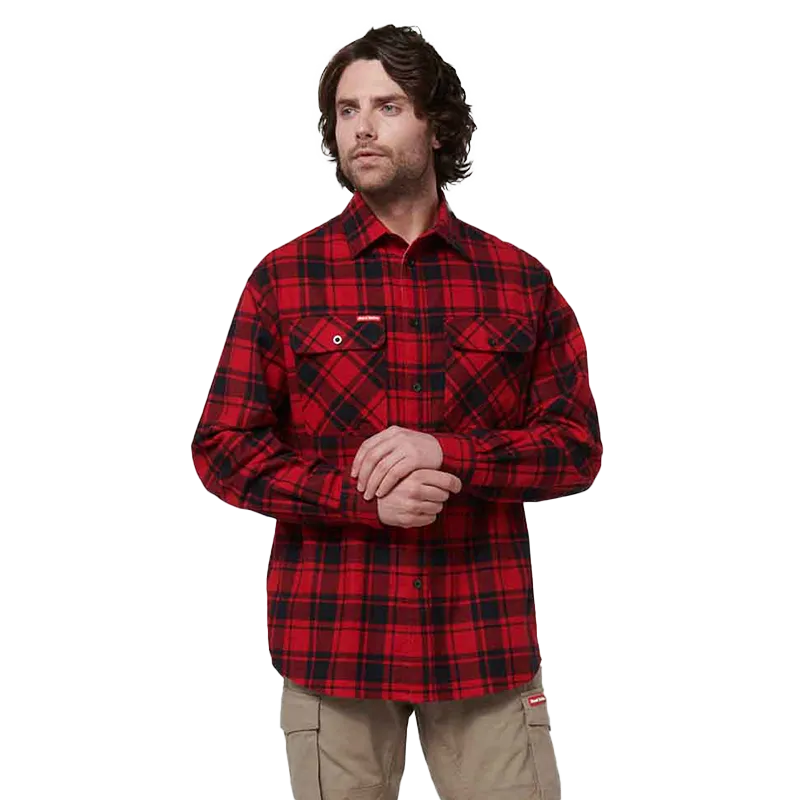 Hard Yakka Core Lightweight Checked Flannel Shirt