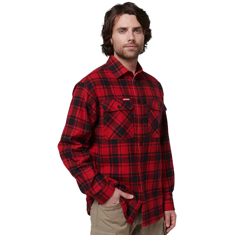 Hard Yakka Core Lightweight Checked Flannel Shirt