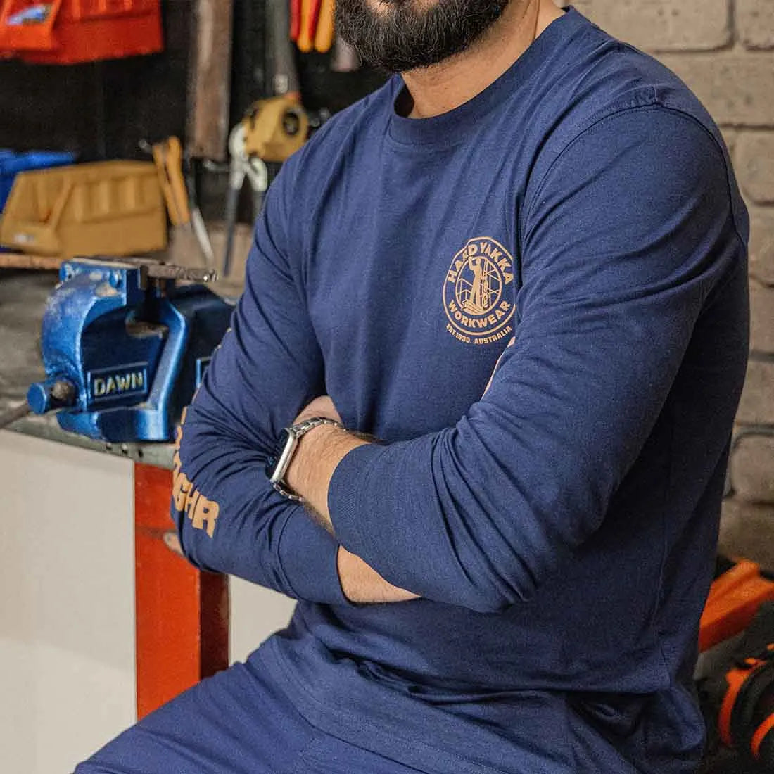 Hard Yakka Heritage Icon Long Sleeve T-Shirt