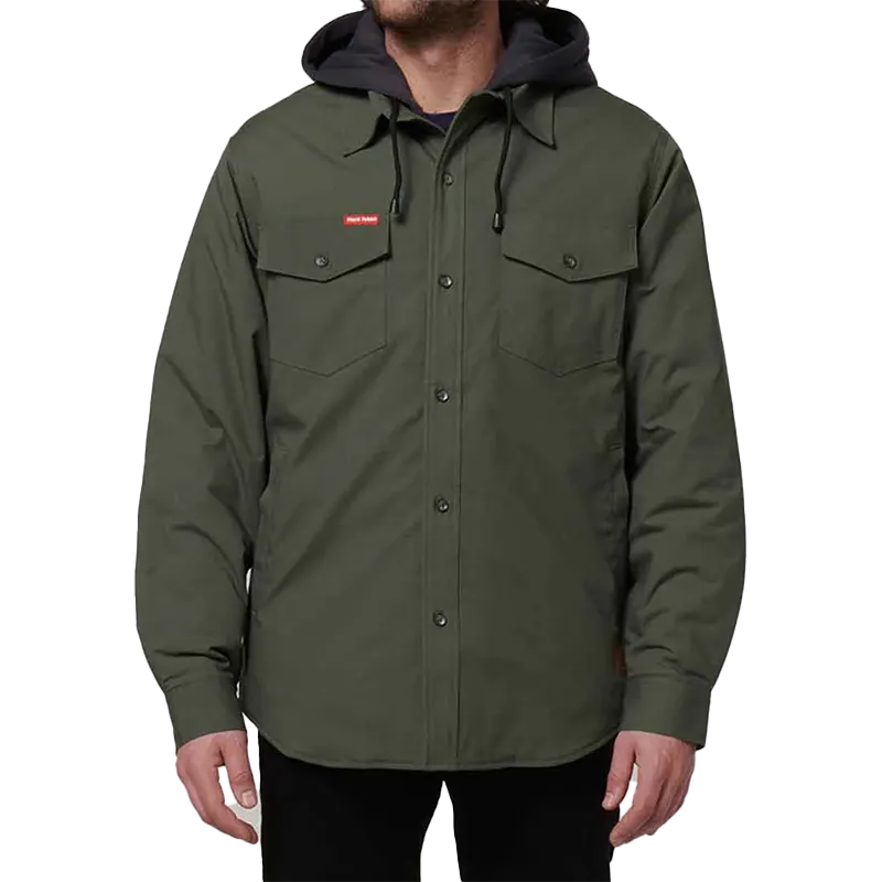 Hard Yakka Quilted Solid Shacket
