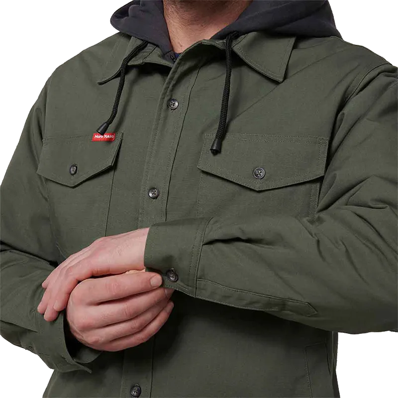 Hard Yakka Quilted Solid Shacket