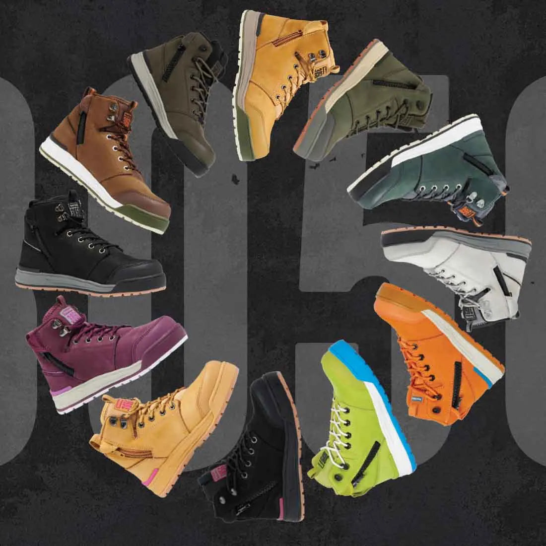 Hard Yakka Womens 3056 PR Side Zip Safety Boot