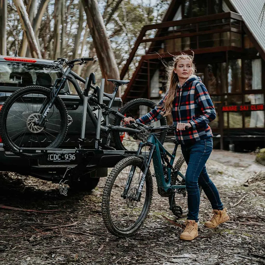 Hard Yakka Womens Check Zoodie