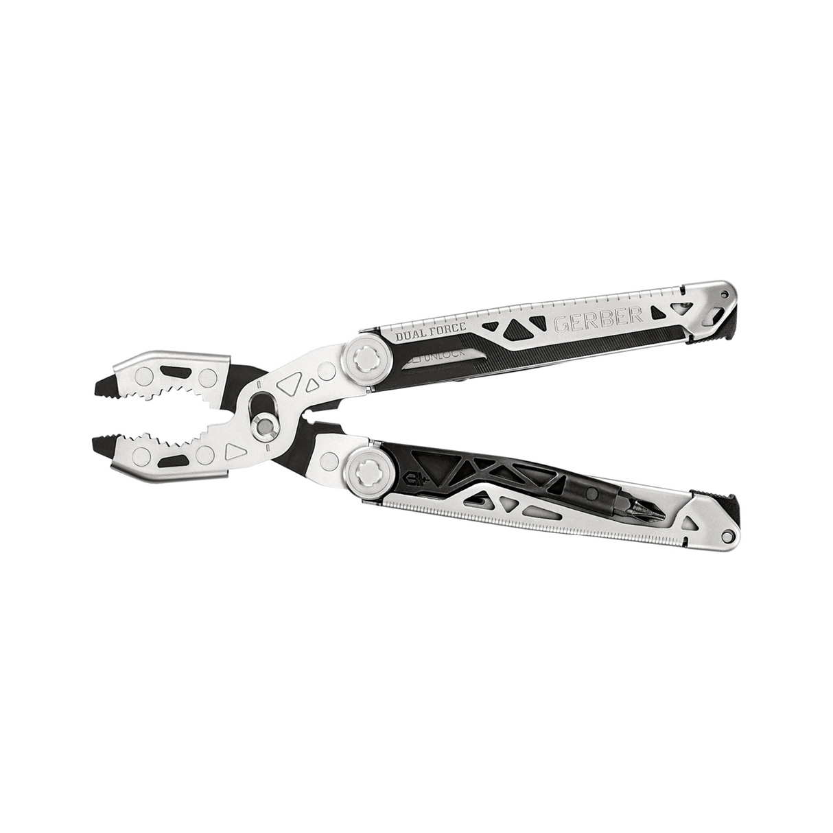 Gerber Dual Force Multi-Tool (Stainless Steel w/ Sheath)