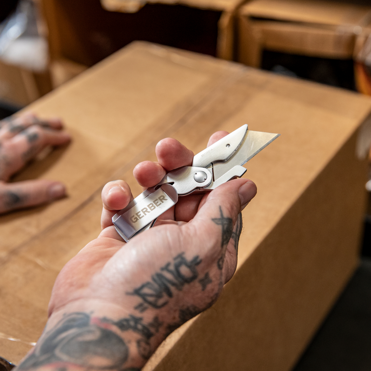 Gerber EAB Lite Folding Utility Clip Knife (Silver)