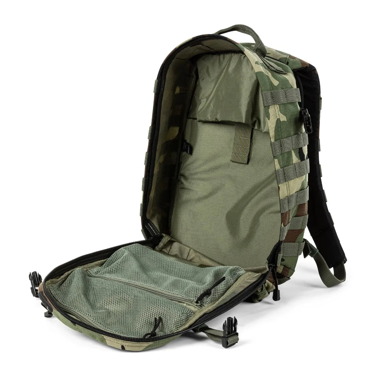 5.11 Woodland Camo RUSH12 2.0 Backpack