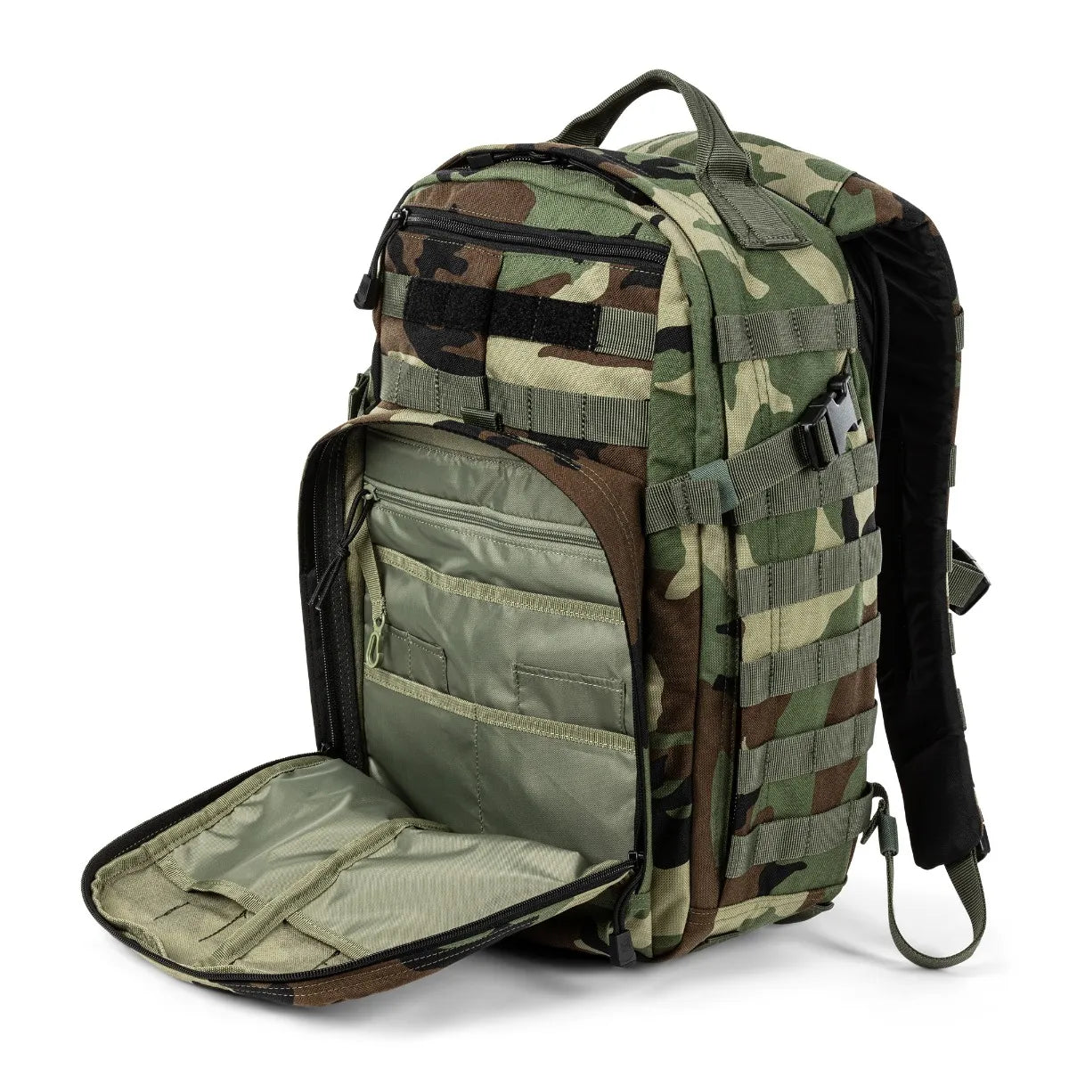 5.11 Woodland Camo RUSH12 2.0 Backpack