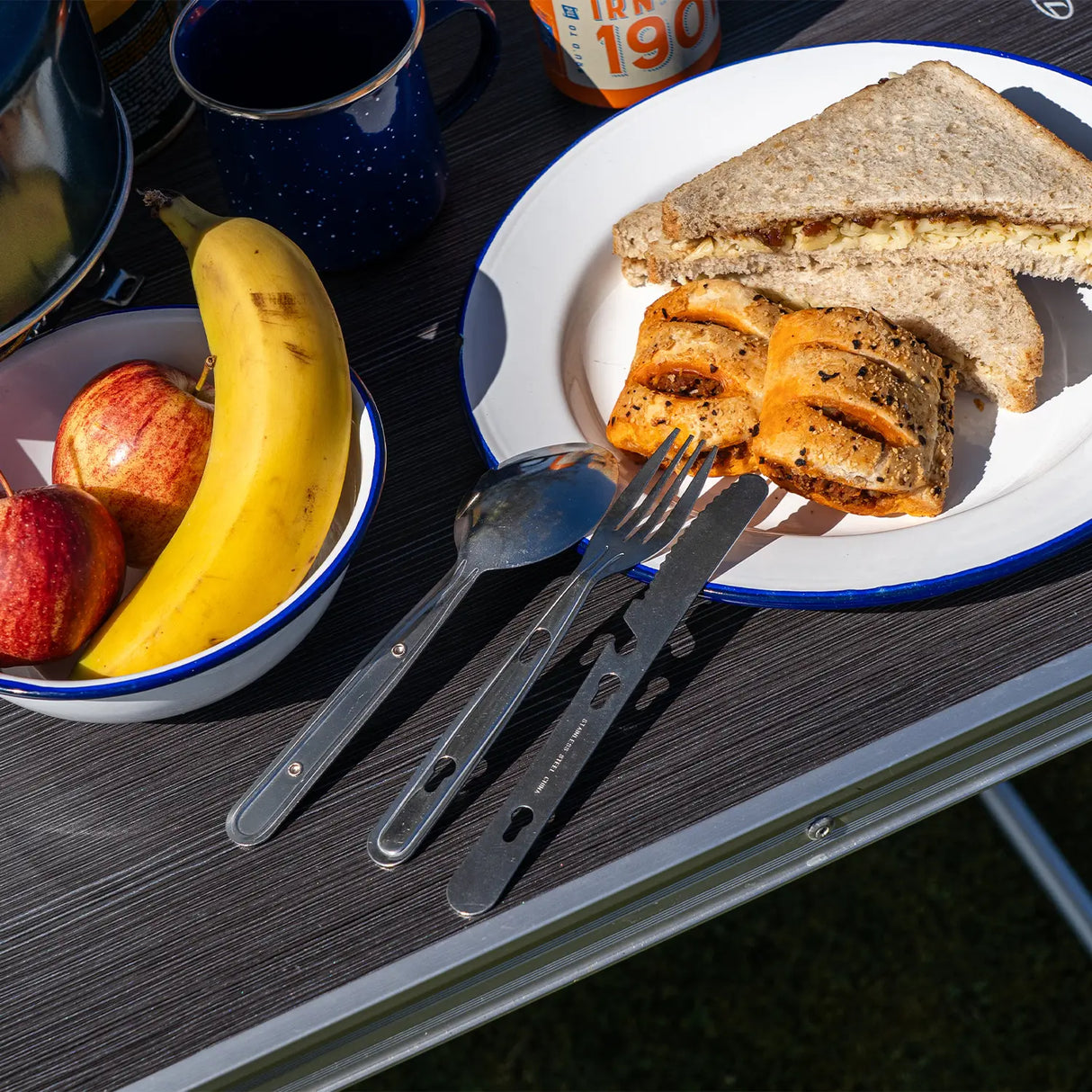Highlander KFS Knife Fork & Spoon Clip Set