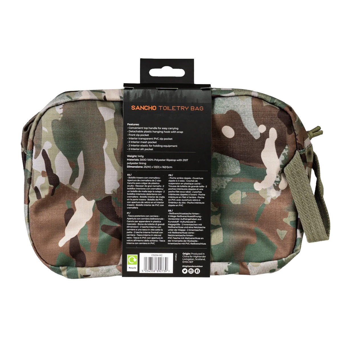 Highlander Sancho Toiletry Bag