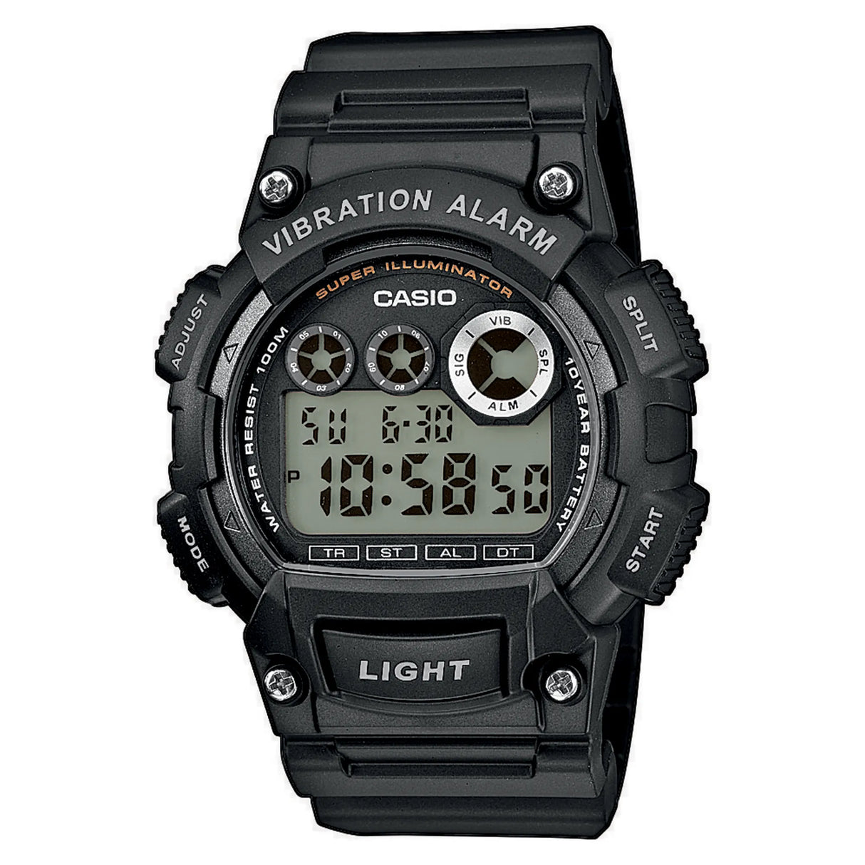 Casio Classic Collection Vibration Alarm Digital Watch (W-735H-1AVEF)