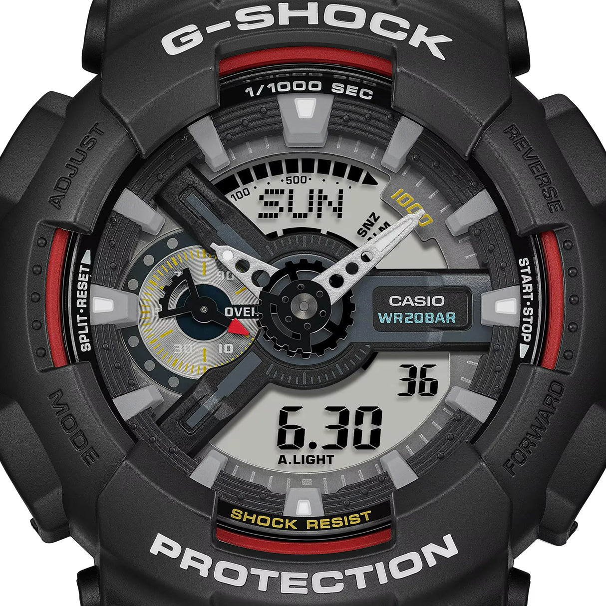 Casio G-SHOCK 110 Series Dual Display Watch (GA-110RL-1AER)