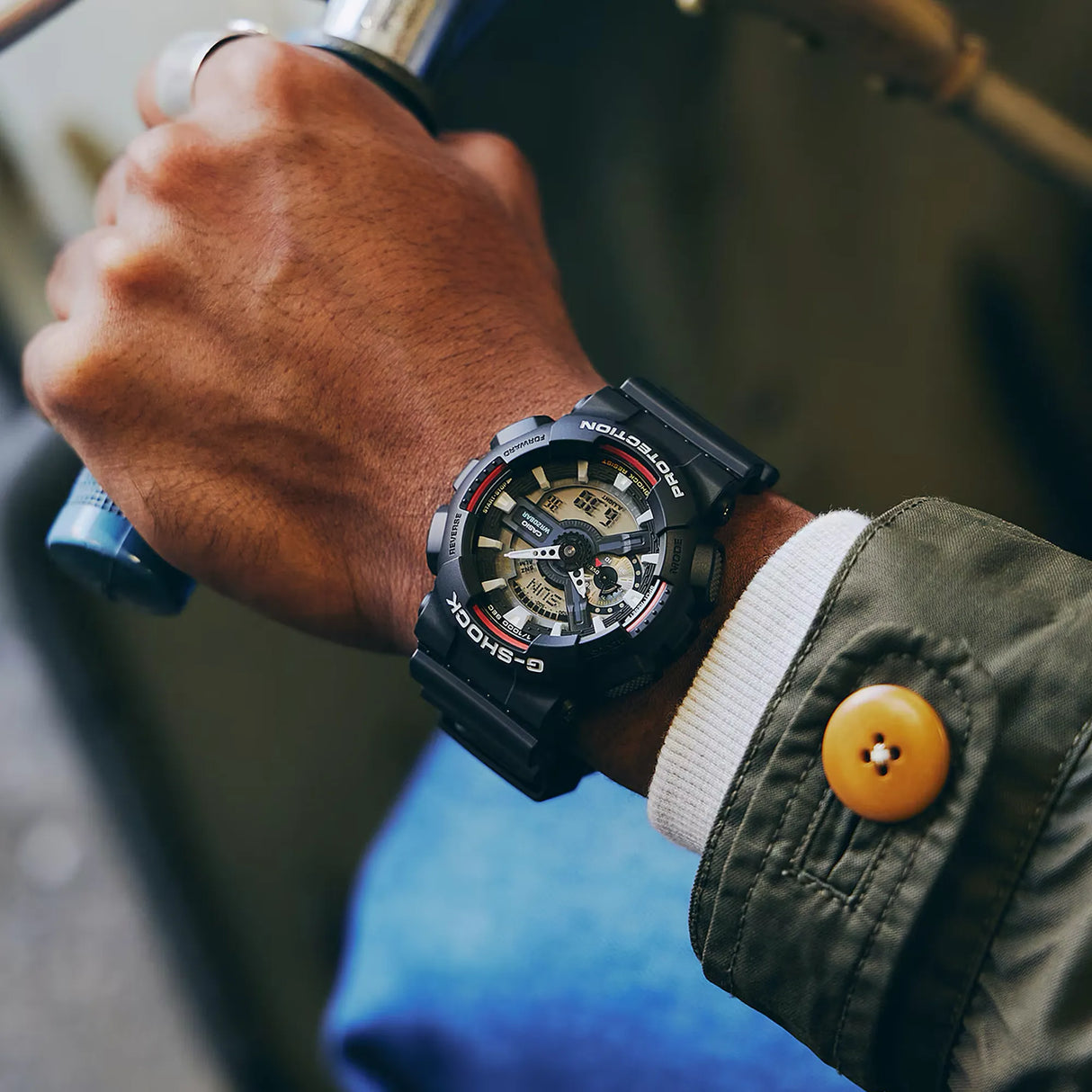 Casio G-SHOCK 110 Series Dual Display Watch (GA-110RL-1AER)