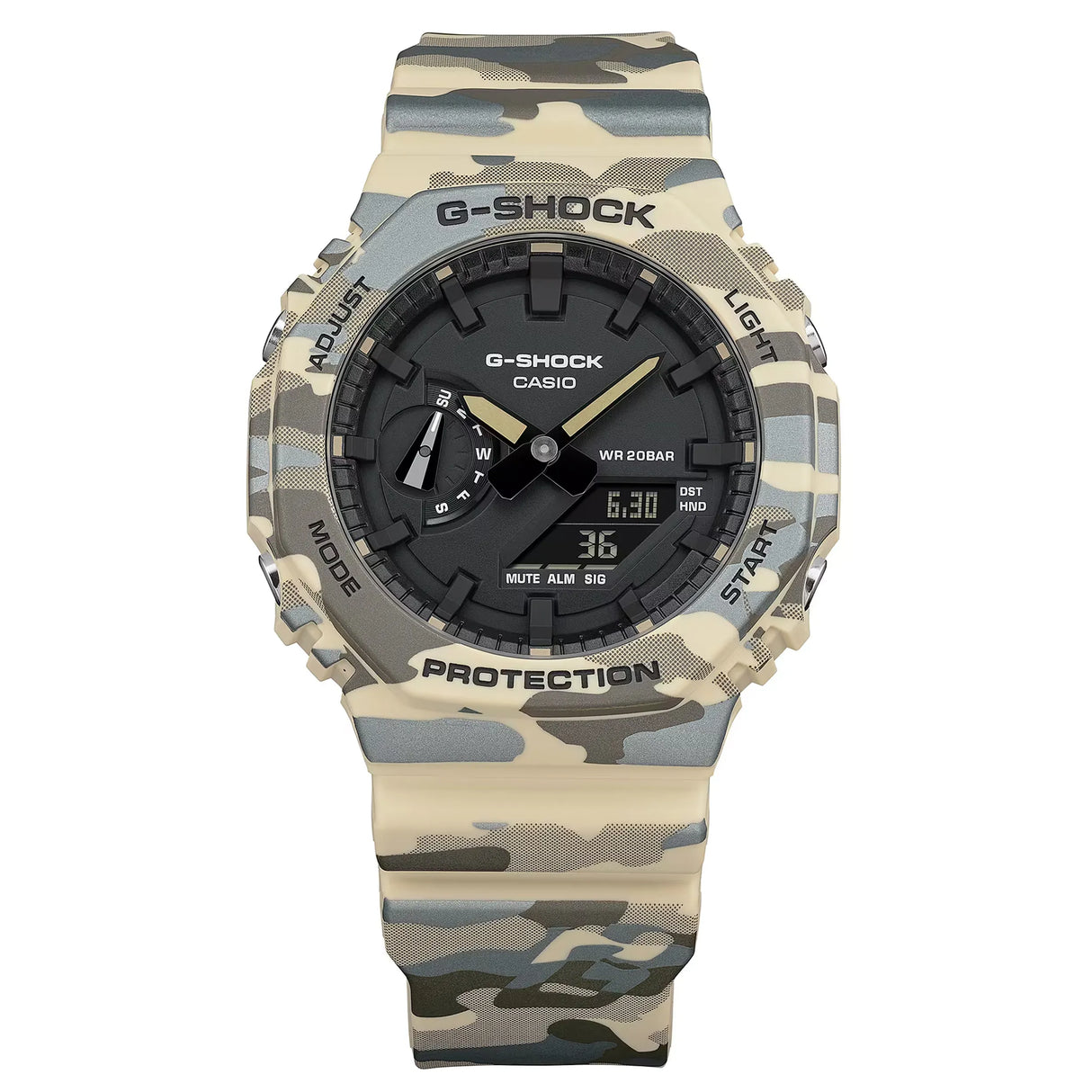 Casio G-SHOCK 2100 Series Camo Analogue Watch (GA-2100CM-5AER)