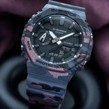 Casio G-SHOCK 2100 Series Camo Analogue Watch (GA-2100CM-8AER)
