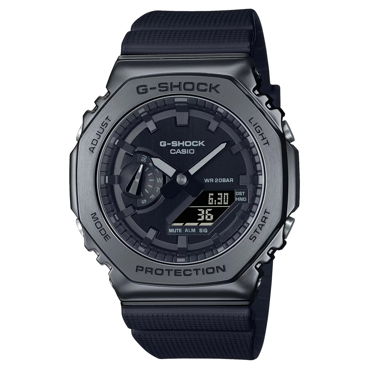 Casio G-SHOCK 2100 Series G-Metal Dual Display Watch (GM-2100BB-1AER)