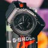 Casio G-SHOCK 2100 Series G-Metal Dual Display Watch (GM-2100BB-1AER)