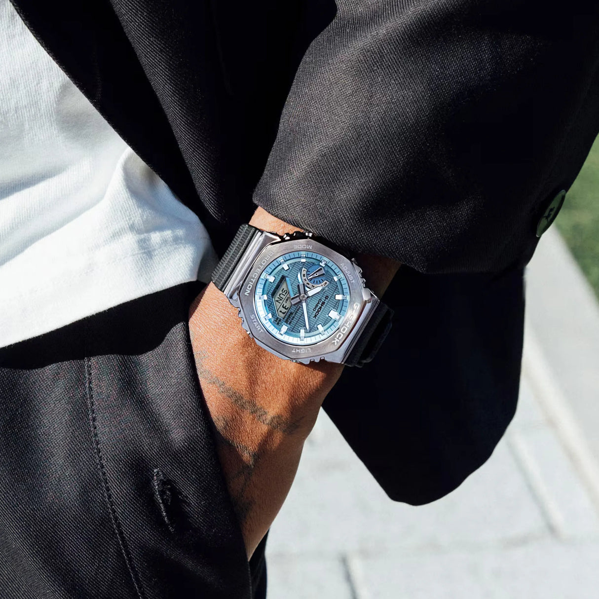 Casio G-SHOCK 2100 Series Steel Bluetooth Tough Solar Watch (GBM-2100A-1A2ER)