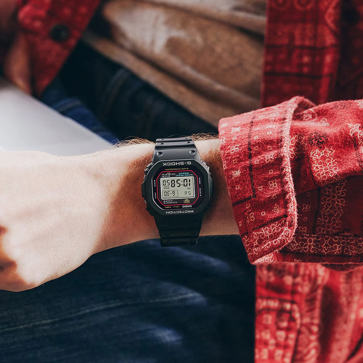 Casio G-SHOCK 5000 Series Origin Revival Digital Watch (DW-5000R-1AER)