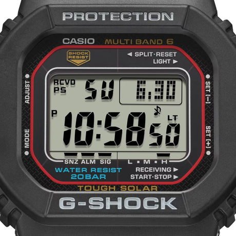 Casio G-SHOCK 5600 Series Multi-Band 6 Digital Watch (GW-M5610U-1ER)