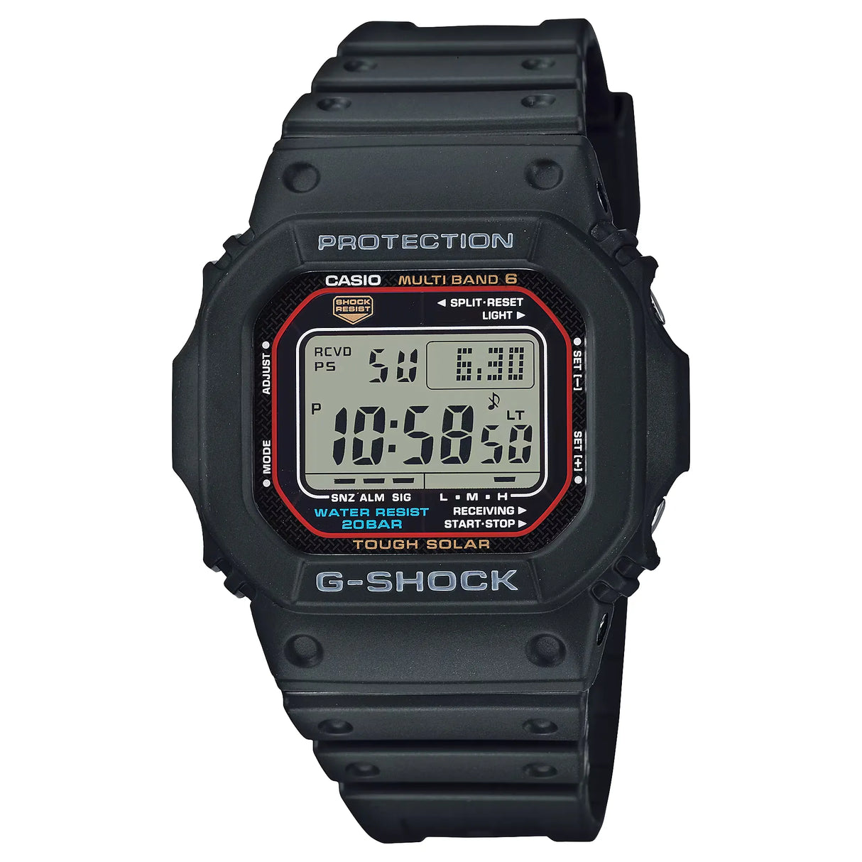 Casio G-SHOCK 5600 Series Multi-Band 6 Digital Watch (GW-M5610U-1ER)