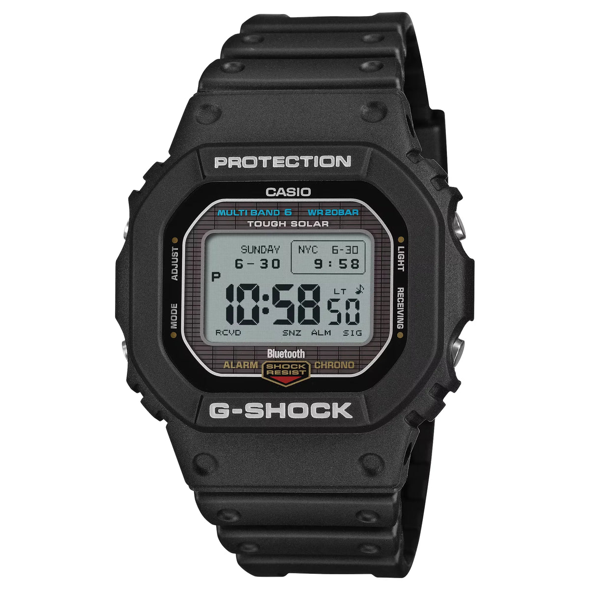 Casio G-SHOCK 5600 Series Multi-Band 6 Digital Watch (GW-BX5600-1ER)