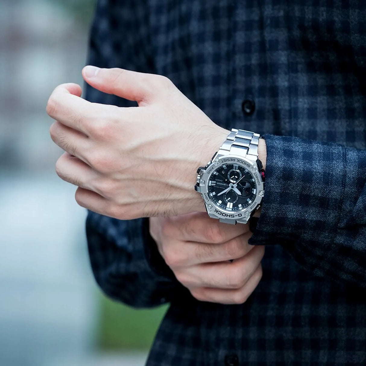 Casio G-SHOCK G-STEEL GST-B100 Series Bluetooth Watch (GST-B100D-1AER)