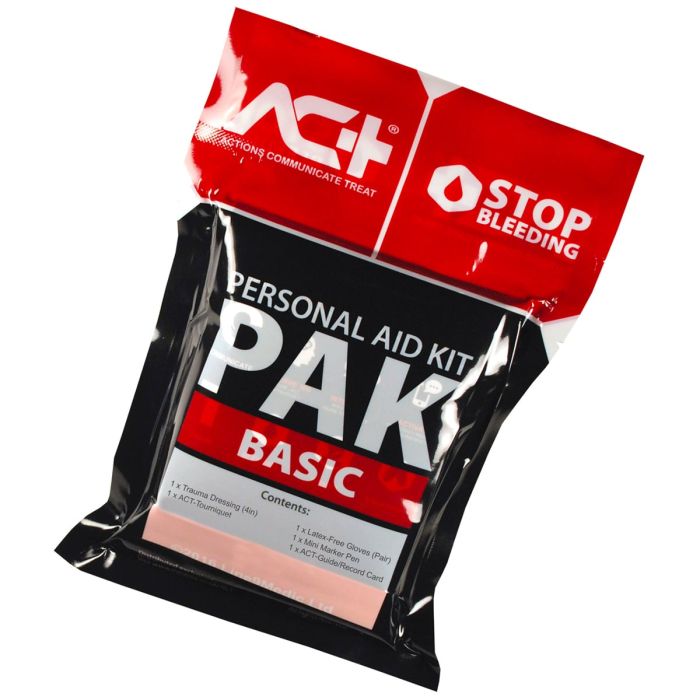ACT-PAK Personal Bleeding Control Kit (Basic) | Free UK Delivery – TacTree