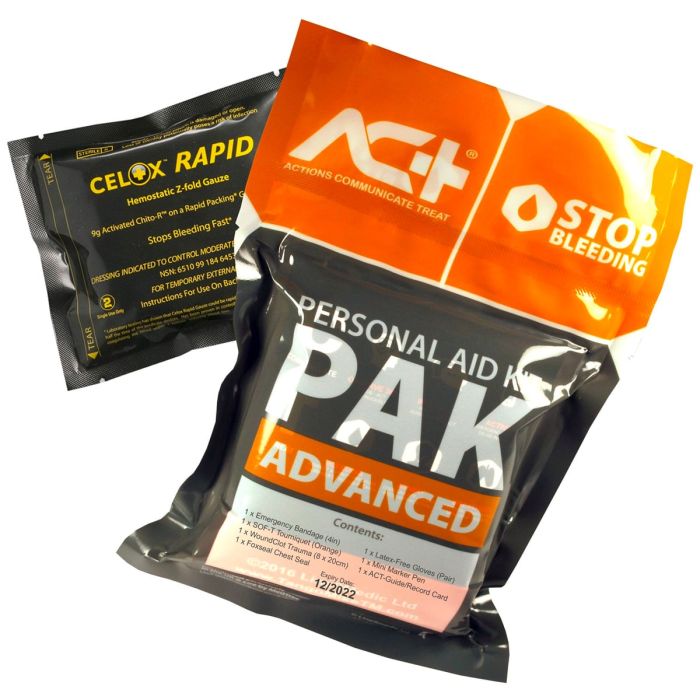 ACT-PAK Bleeding Control Kit (Advanced - Celox) | Free UK Delivery ...