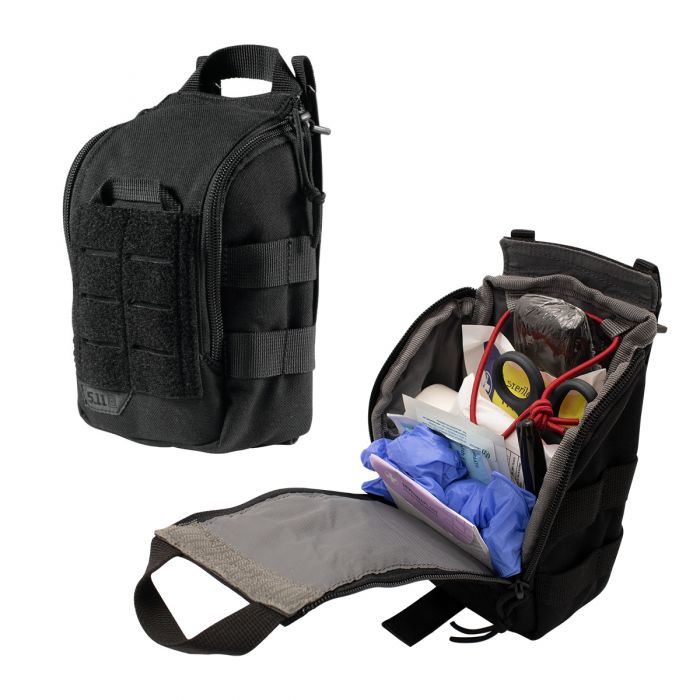WARGAMEGEAR Tactical Medical Trauma Pouch – IFAK First Aid Kit Molle Pouch For Vest (Roll Top, Ambidextrous)