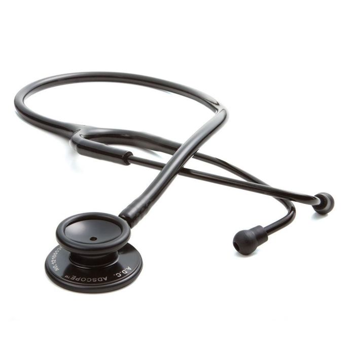 ADC Adscope 603 Acoustic Clinician Stethoscope (Tactical Black) (Customised)