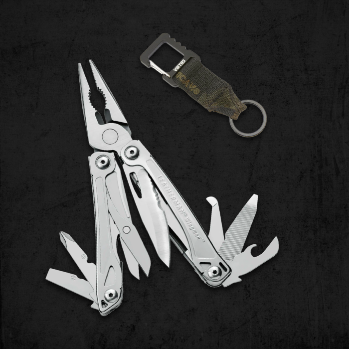 Leatherman Wingman Multi-Tool + Viktos Keychain Bundle