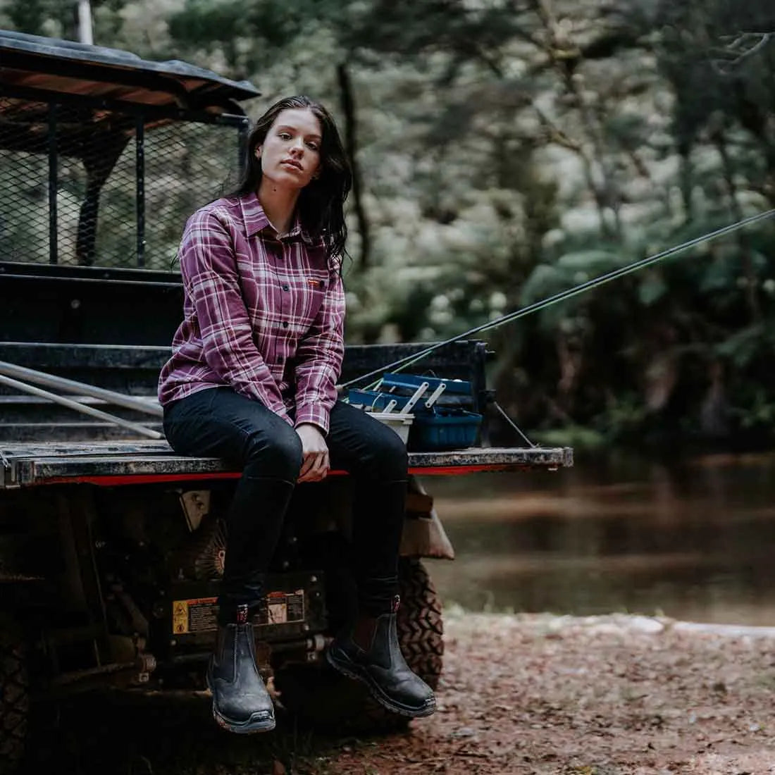 Hard Yakka Womens Banjo Non-Safety Elastic Gusset