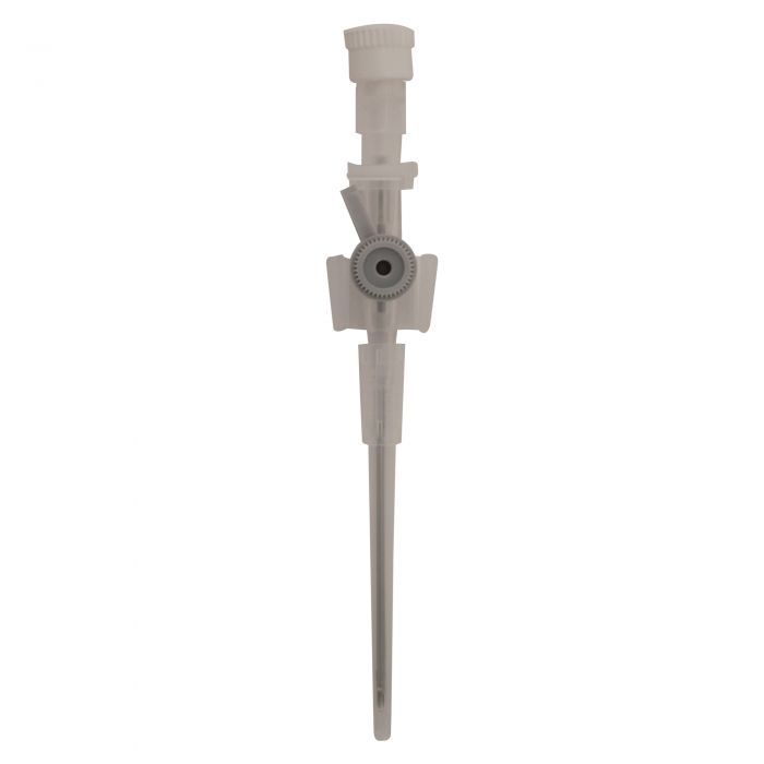 Ported I.V. Cannula - 16ga (Grey)