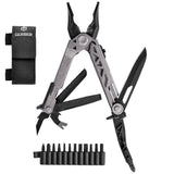 Gerber Centre-Drive Multi-Tool (Stainless Steel/Black w/ Nylon Sheath + Bit Set)