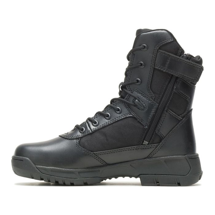 Women's side zip combat boots sales