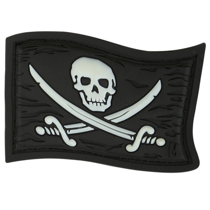 Maxpedition Morale Patch - Jolly Roger (Glow)