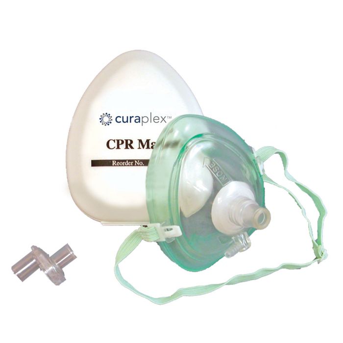 Curaplex Pocket Mask (with O2 Inlet)