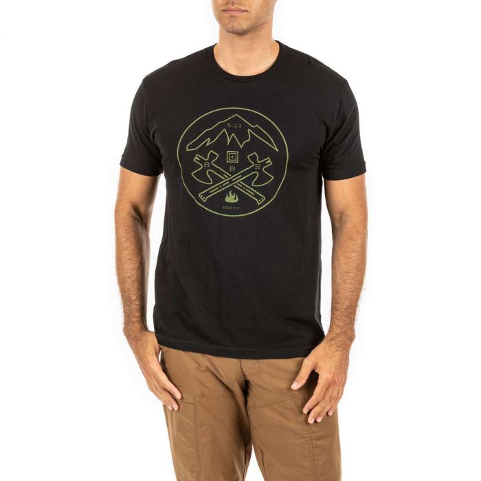 Crossed Axe Mountain T Shirt