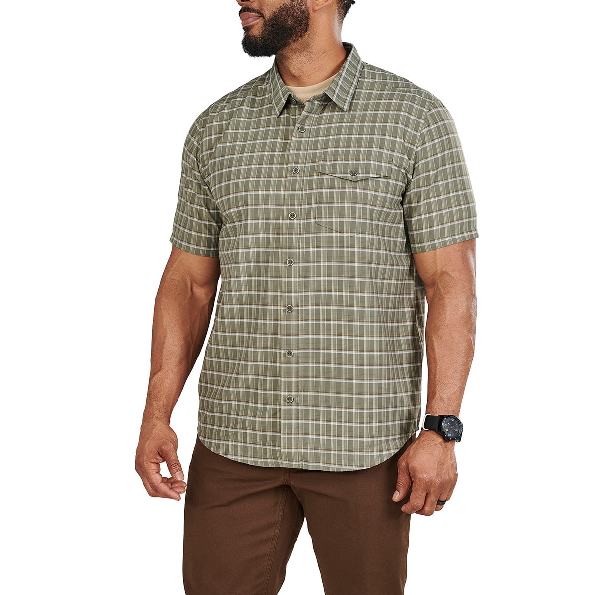 5.11 Aiden S/S Plaid Shirt – TacTree