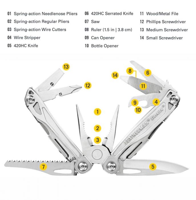 Leatherman Sidekick Multi-Tool (w/ Nylon Sheath)