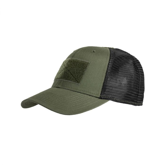 Short brim trucker hat deals